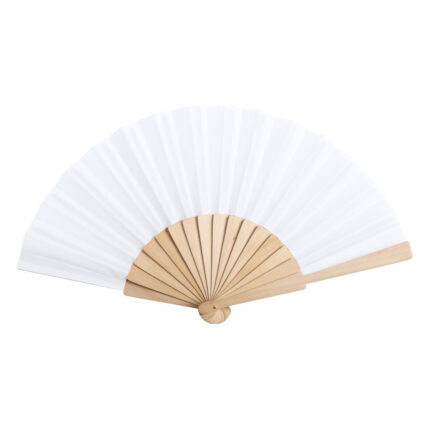 Abanico de madera BLANCO