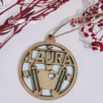 Bola de madera personalizada para profesores