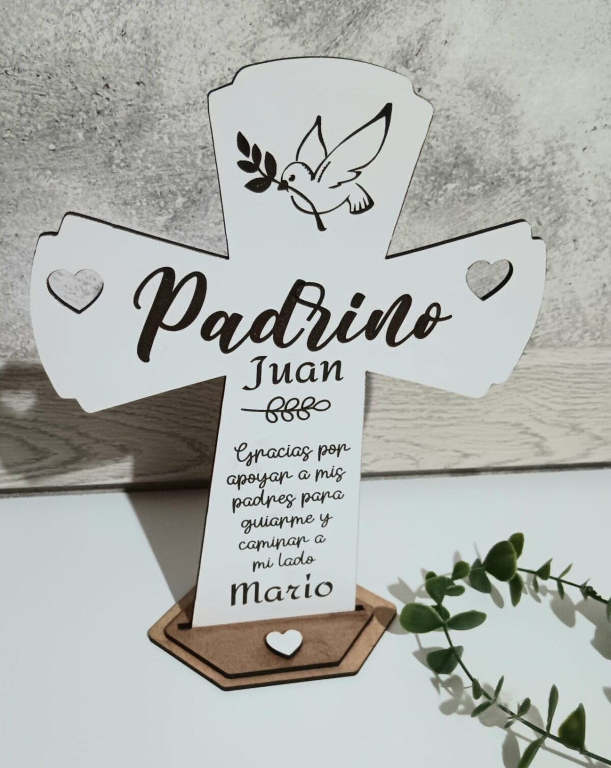 Cruces Personalizadas para Padrinos, Madrinas y Catequistas - Imagen 2
