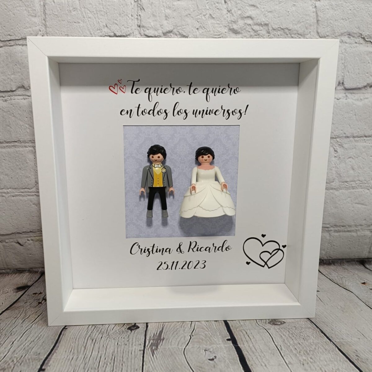Cuadro Futuros Novios Playmobil HOMBRE + MUJER - Imagen 16