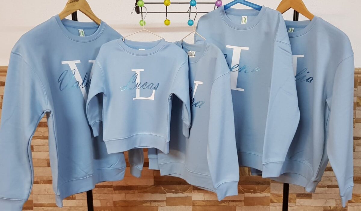 Sudadera personalizada INICIAL Y NOMBRE - Imagen 3