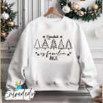 Sudadera familiar de Navidad personalizada