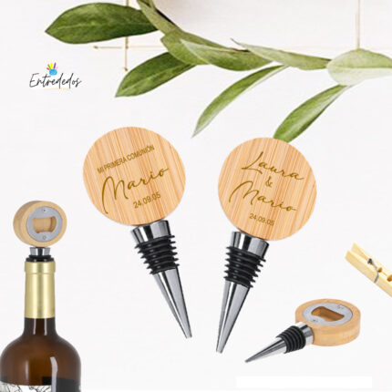 Tapón Abridor de Vino personalizado