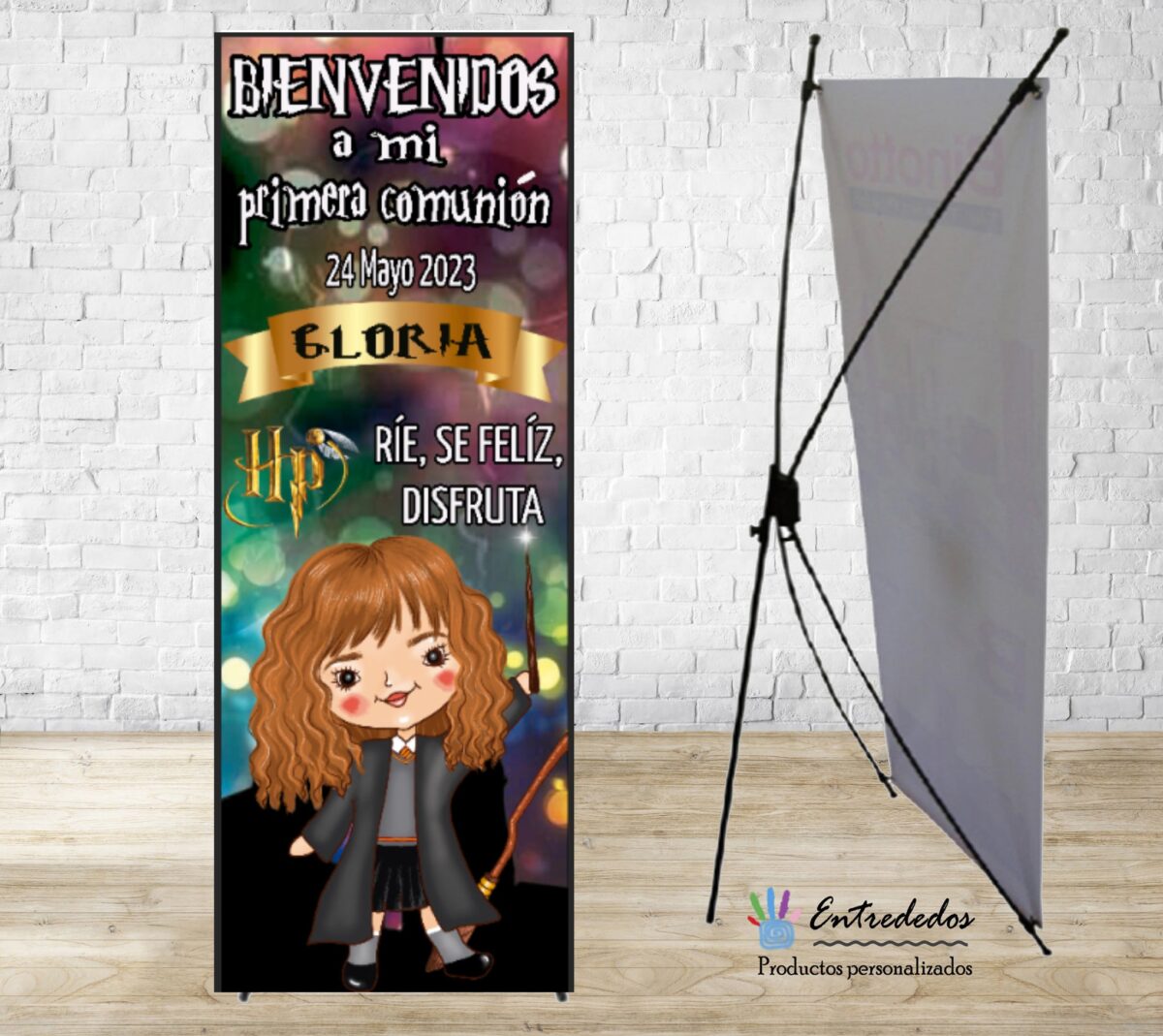 Banner para eventos diseño HERMIONE O HARRY - Imagen 2
