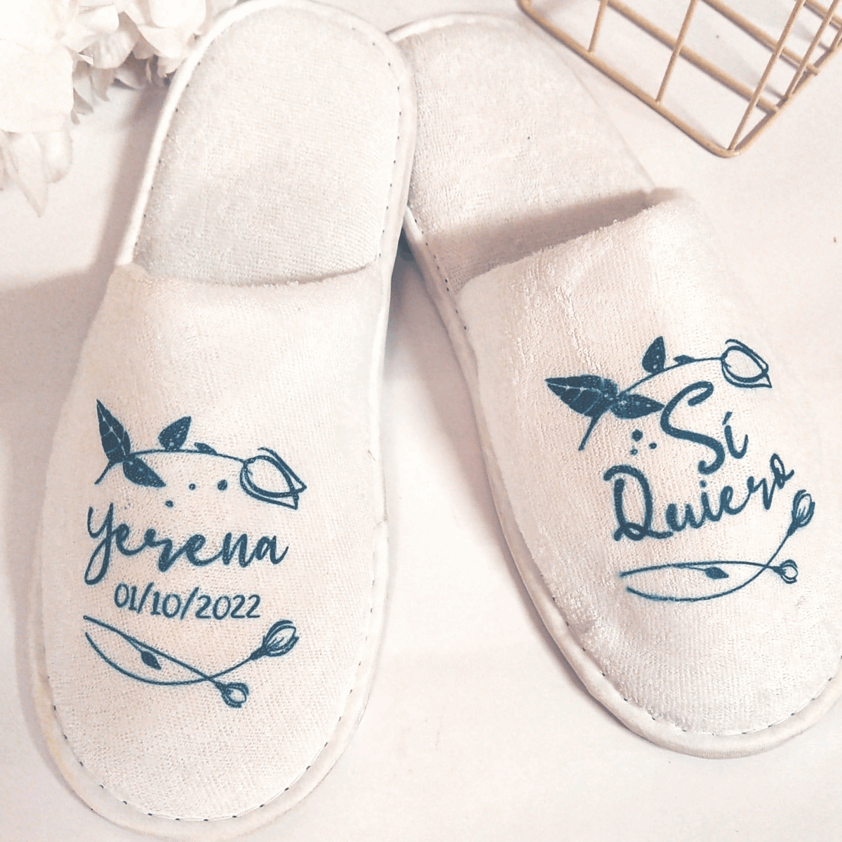 Zapatillas hotel blancas para MUJER - Imagen 12