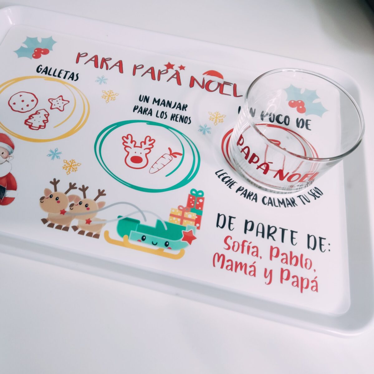🎄 Bandeja de Papá Noel personalizada - Imagen 6