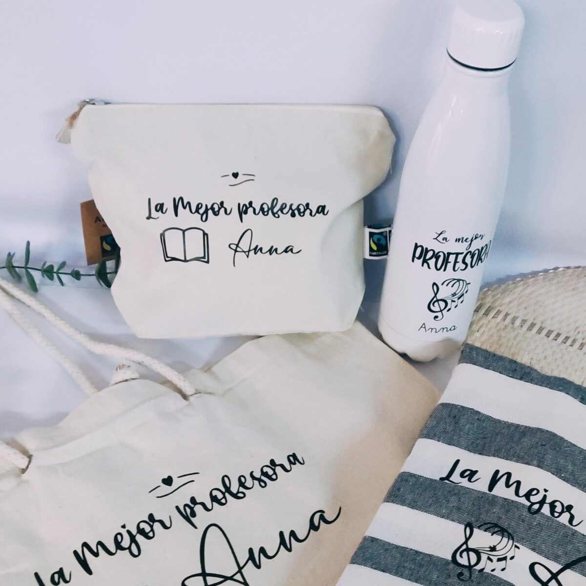 Kit  regalo profesor (bolsa Playa+ botella+ toalla pareo +neceser) - Imagen 7