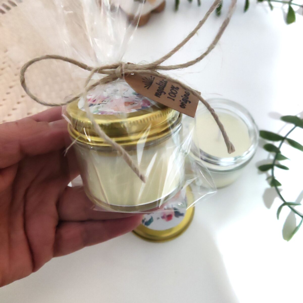 Vela de cera vegetal EN TARRO - Imagen 2