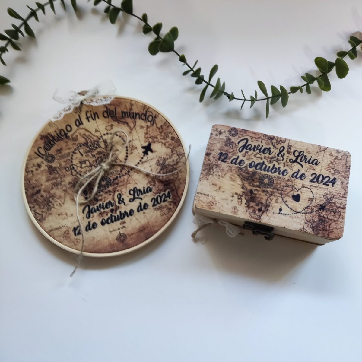 Caja porta arras o alianzas personalizada variedad de temáticas - Imagen 12