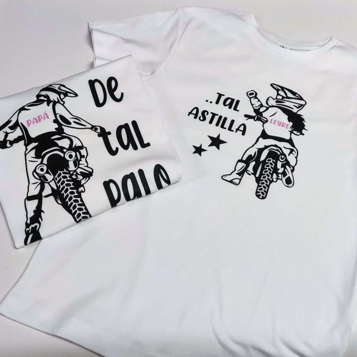 Camiseta papá diseño MOTO - Imagen 5