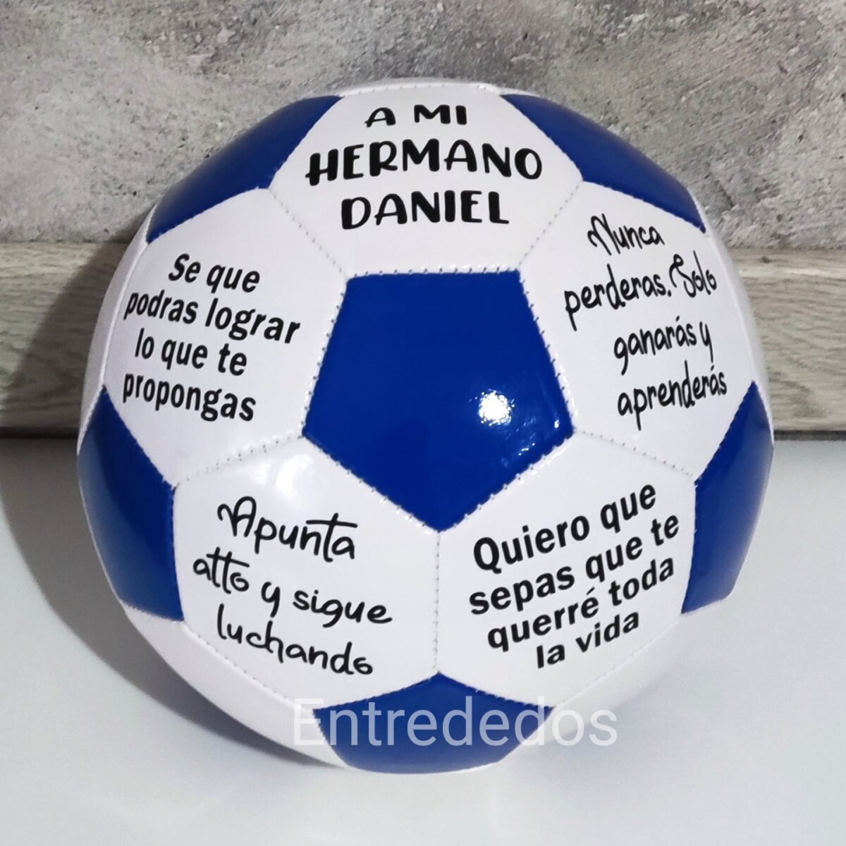 Balón de fútbol personalizado CON MENSAJE - Imagen 2