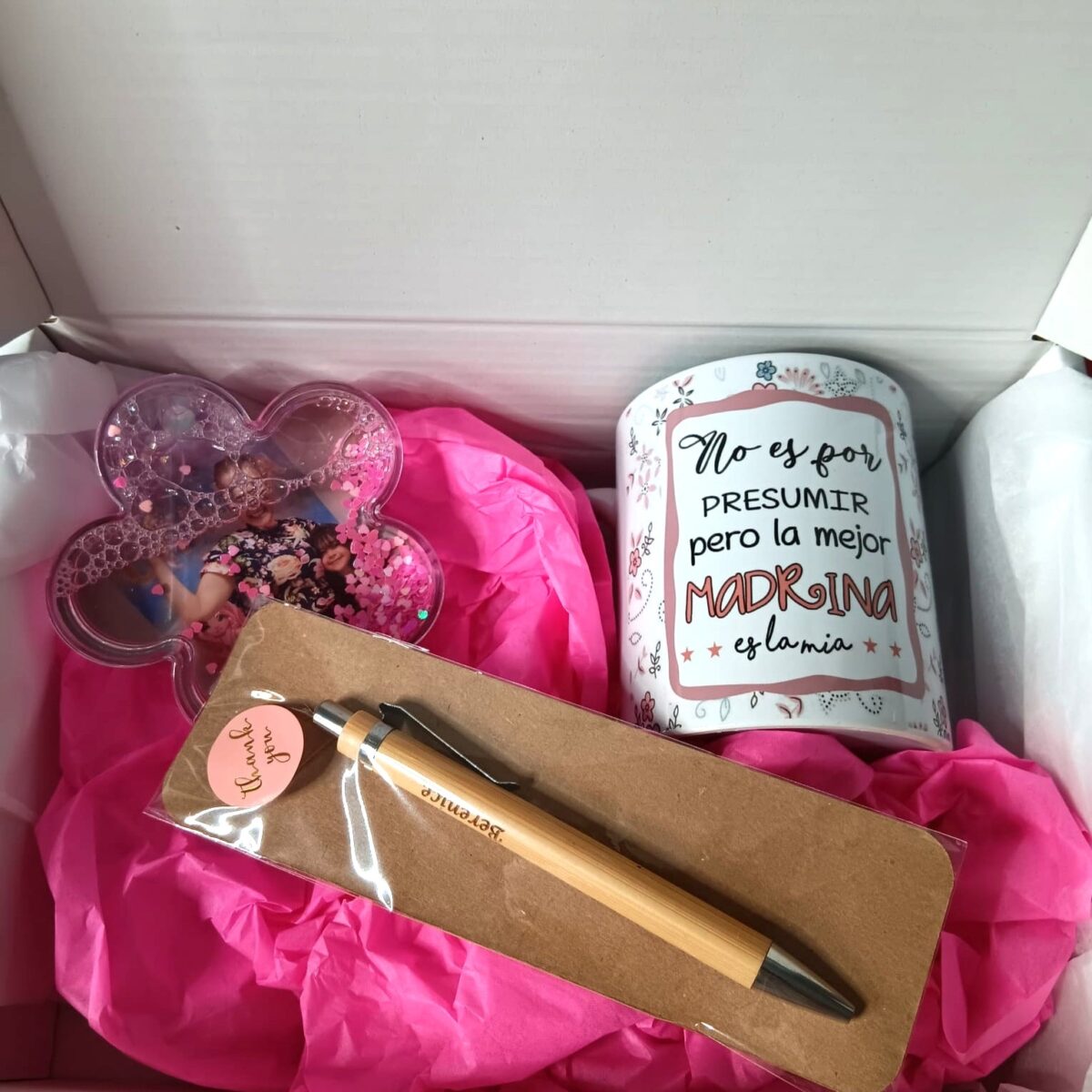 Kit regalo mujer  para madrinas la más divina - Imagen 6