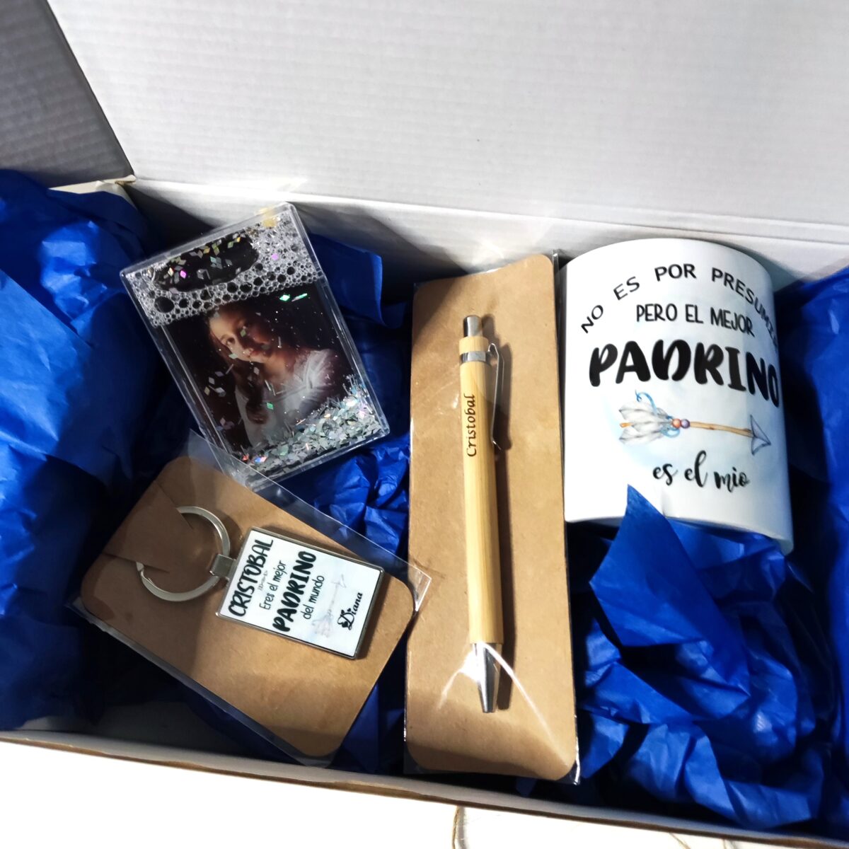 Kit regalo padrino diseño flecha - Imagen 6