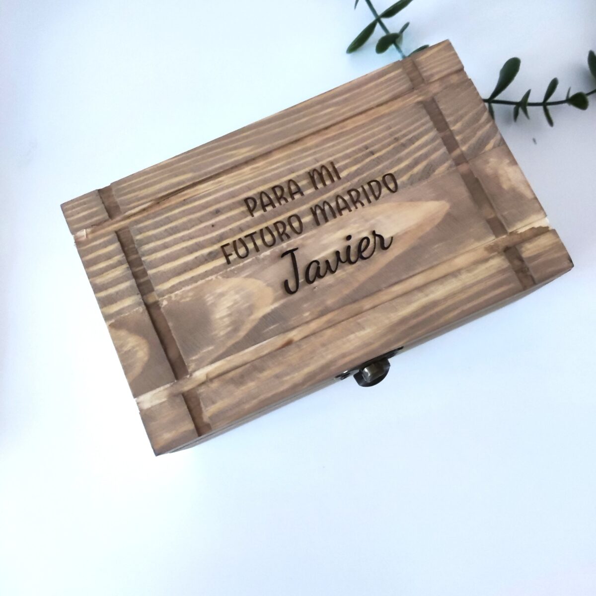 Caja personalizada personalizada "PARA EL RELOJ Y GEMELOS" - Imagen 4