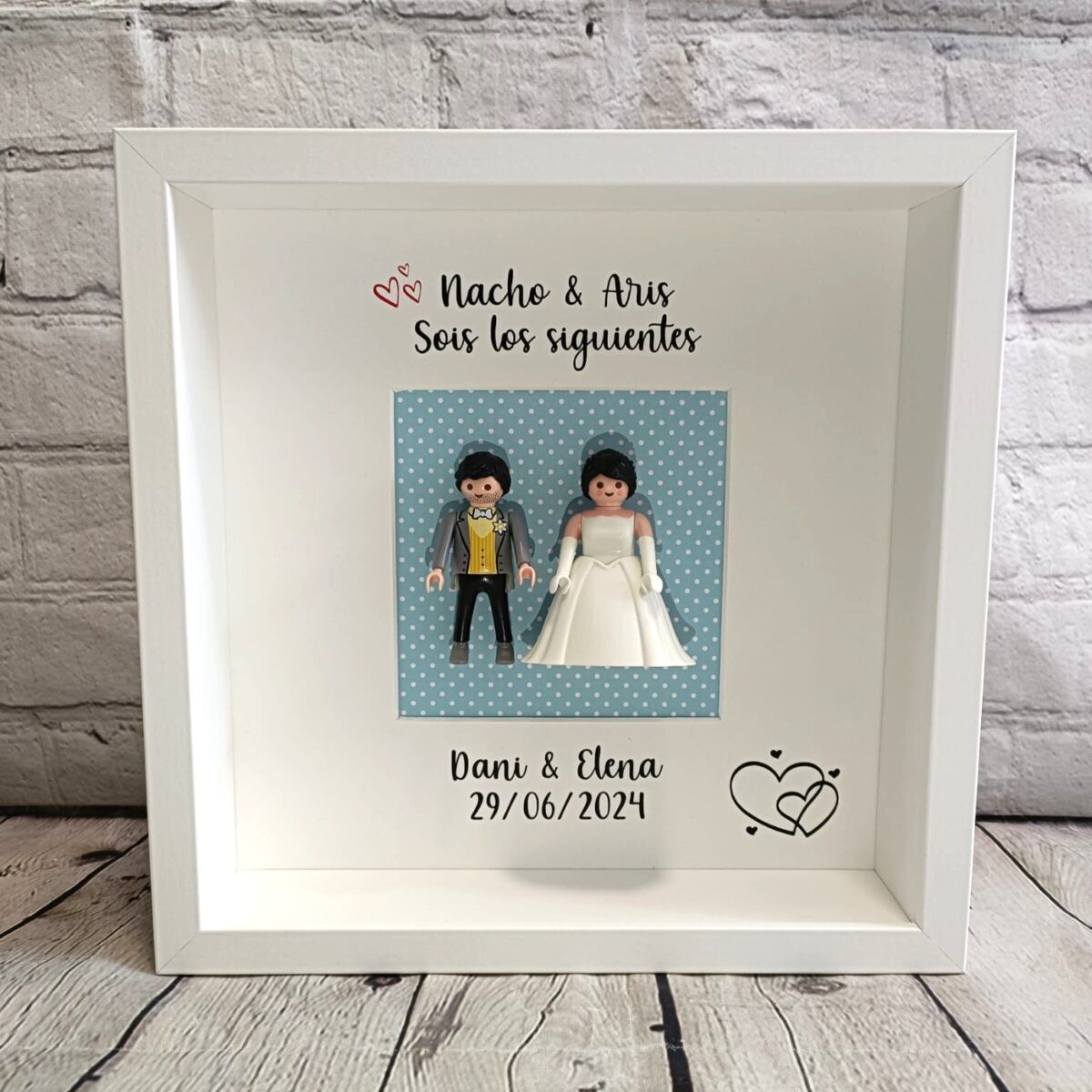 Cuadro Futuros Novios Playmobil HOMBRE + MUJER - Imagen 21