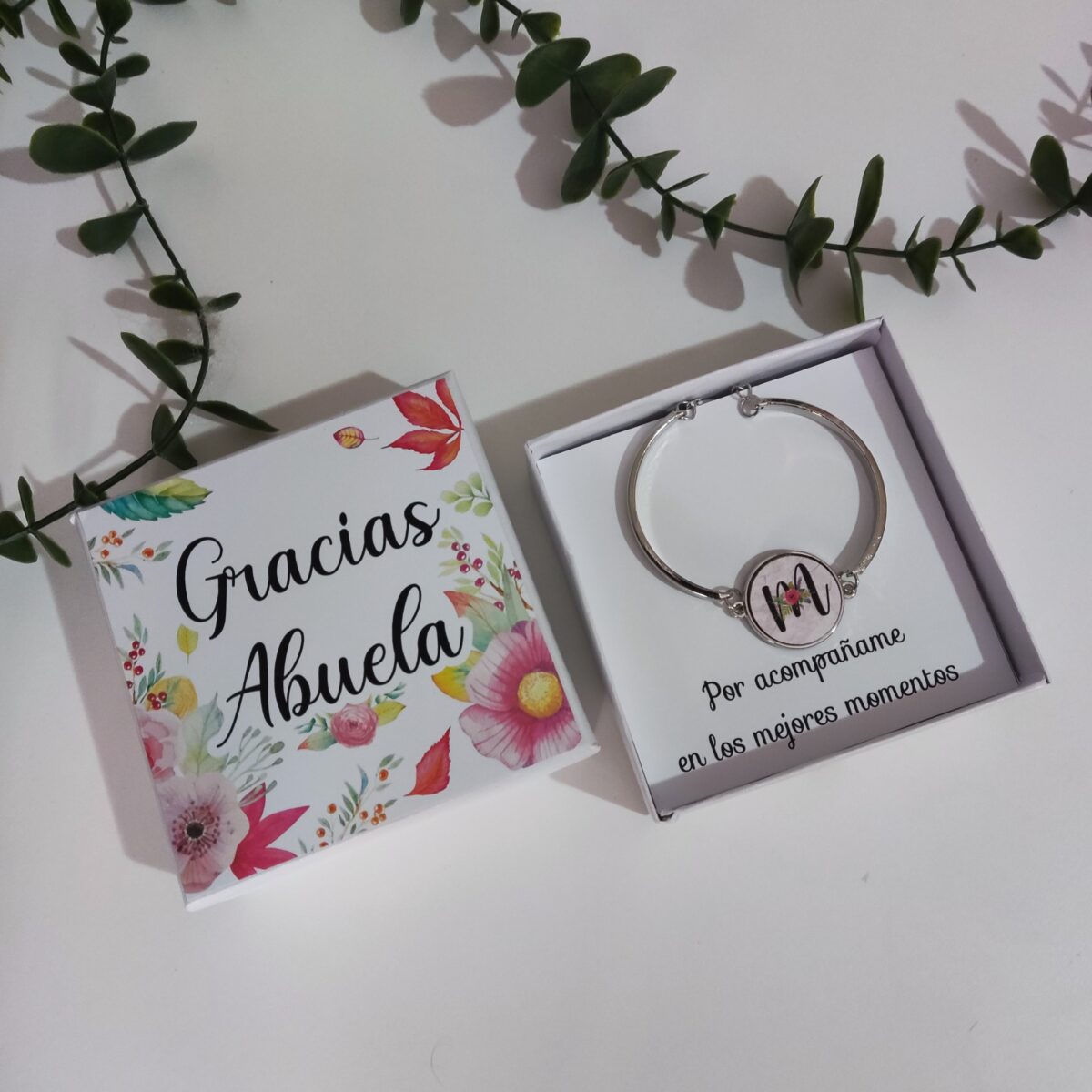 Pulsera de acero Inicial (Madrinas, Madres, Hermanas, Amigas, etc...) - Imagen 4
