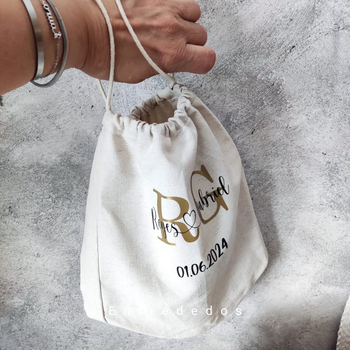 Bolsa limosnera iniciales - Imagen 2