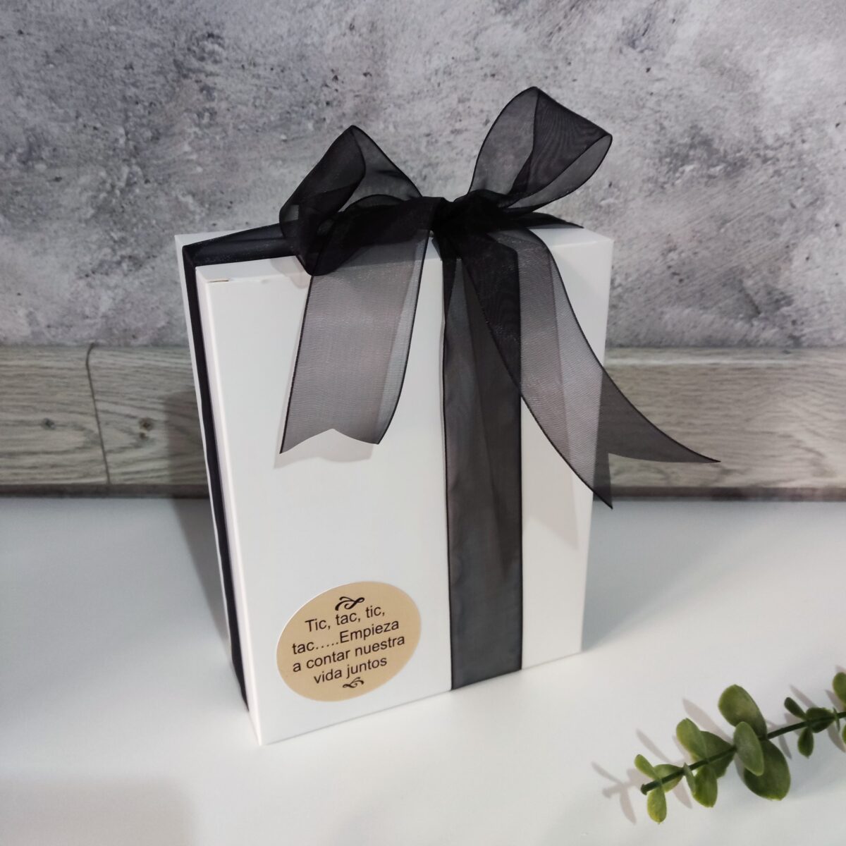Caja personalizada personalizada "PARA EL RELOJ Y GEMELOS" - Imagen 7