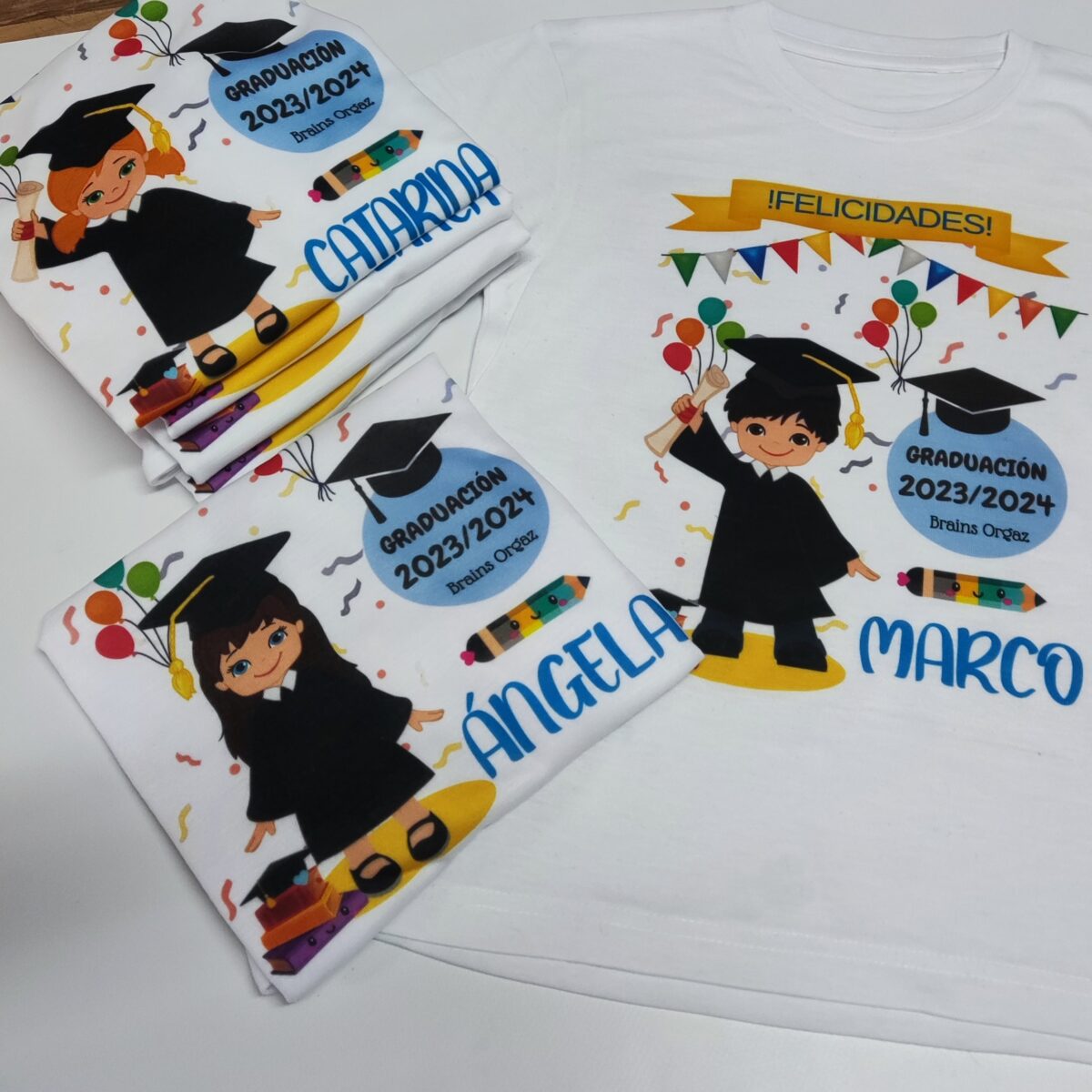 Camiseta niños graduación (MANGA CORTA) - Imagen 2