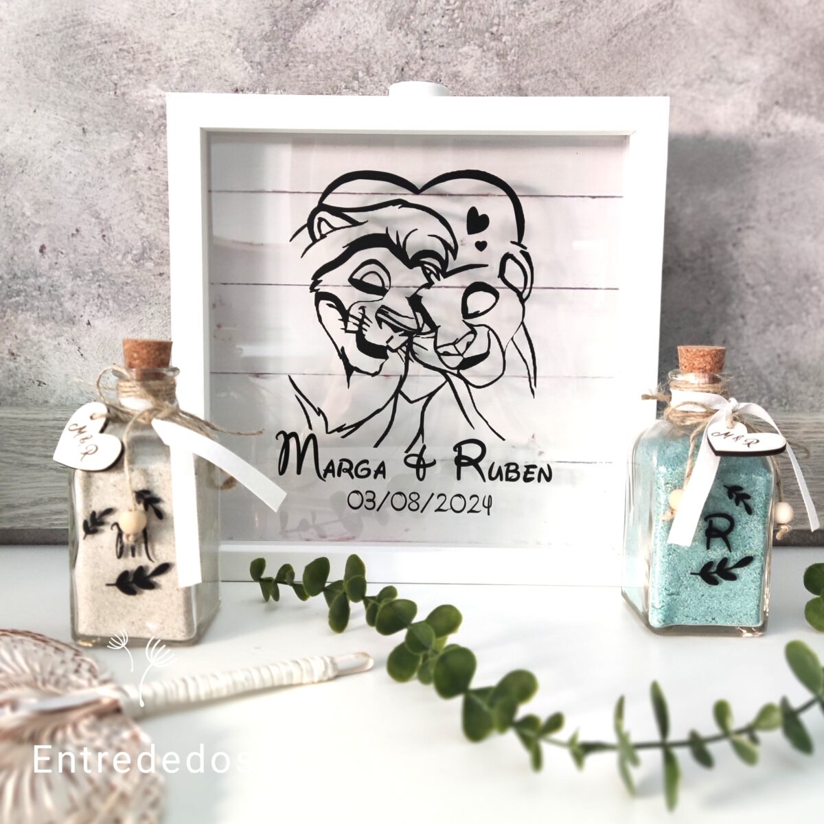 MARCO PARA RITUAL DE ARENA con diseño disney - Imagen 1