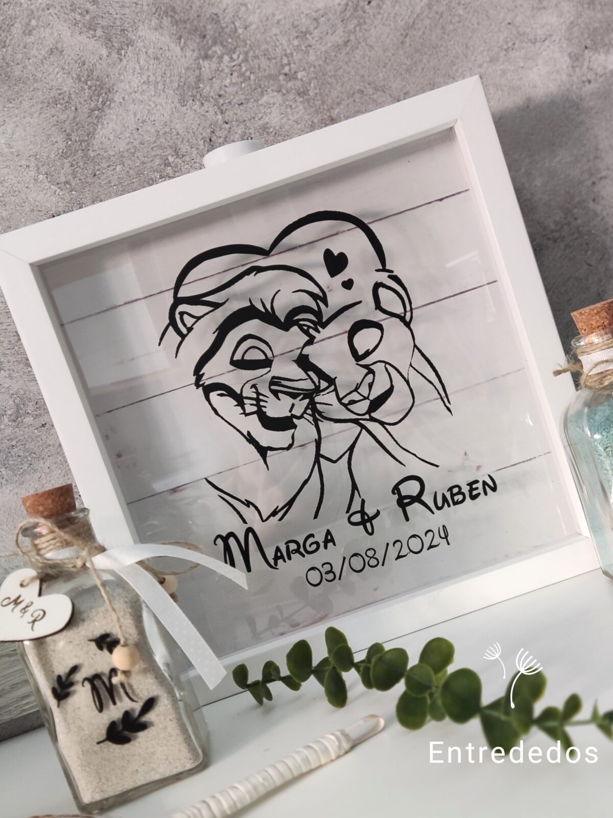 MARCO PARA RITUAL DE ARENA con diseño disney - Imagen 2