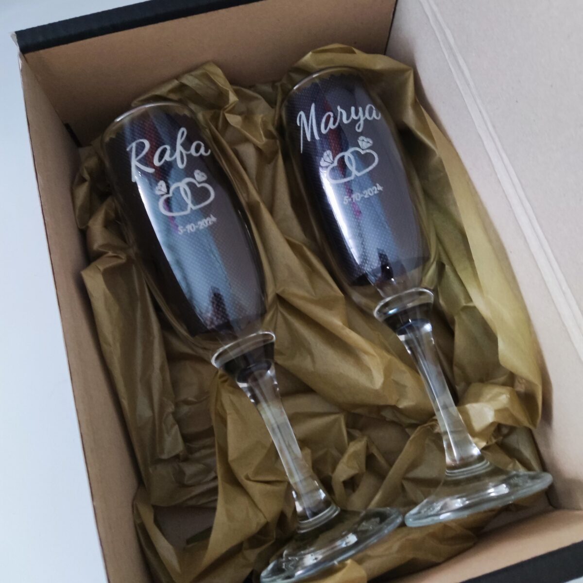 Copa de cava grabada con láser - Imagen 6