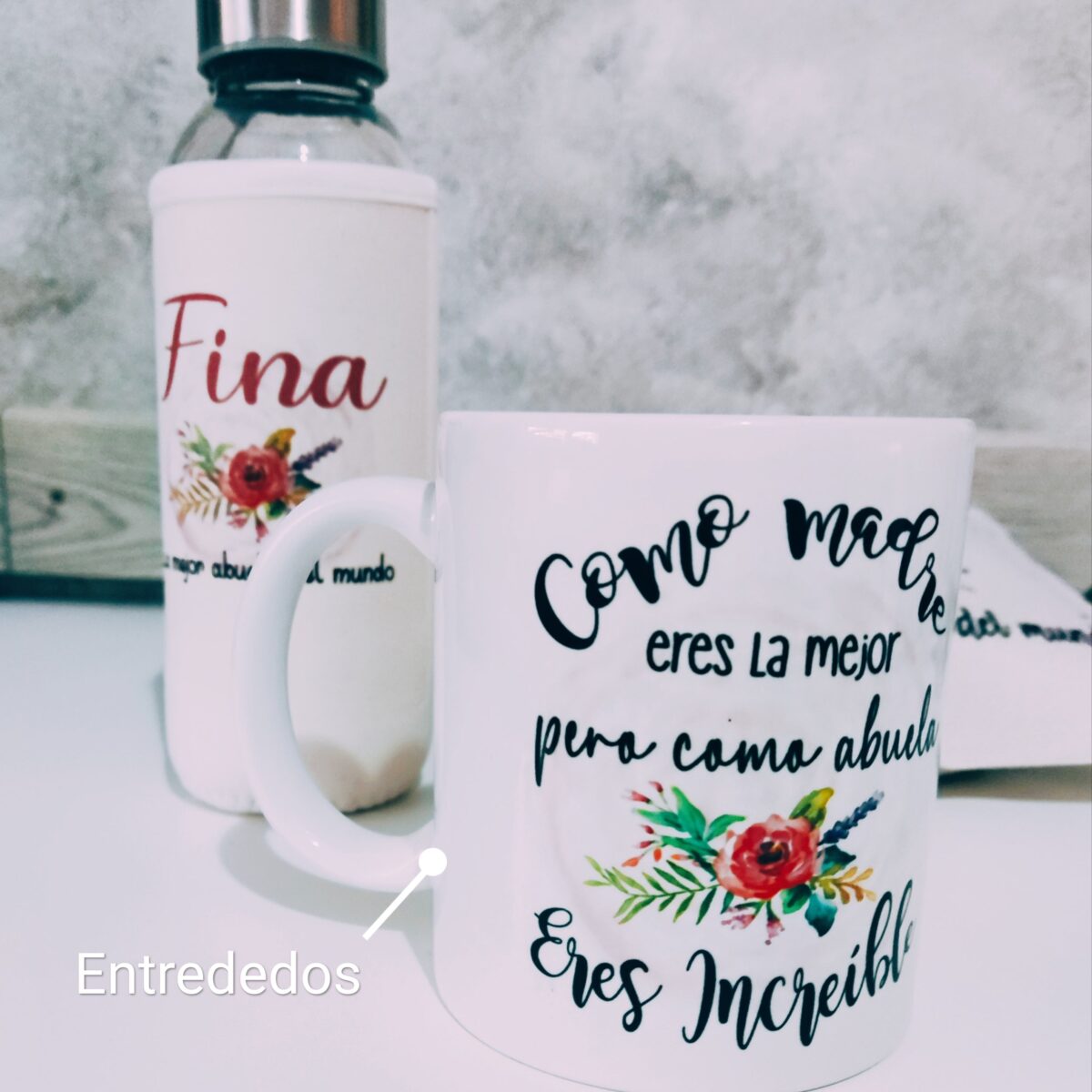 Kit regalo mujer la mejor madre o abuela del mundo - Imagen 6