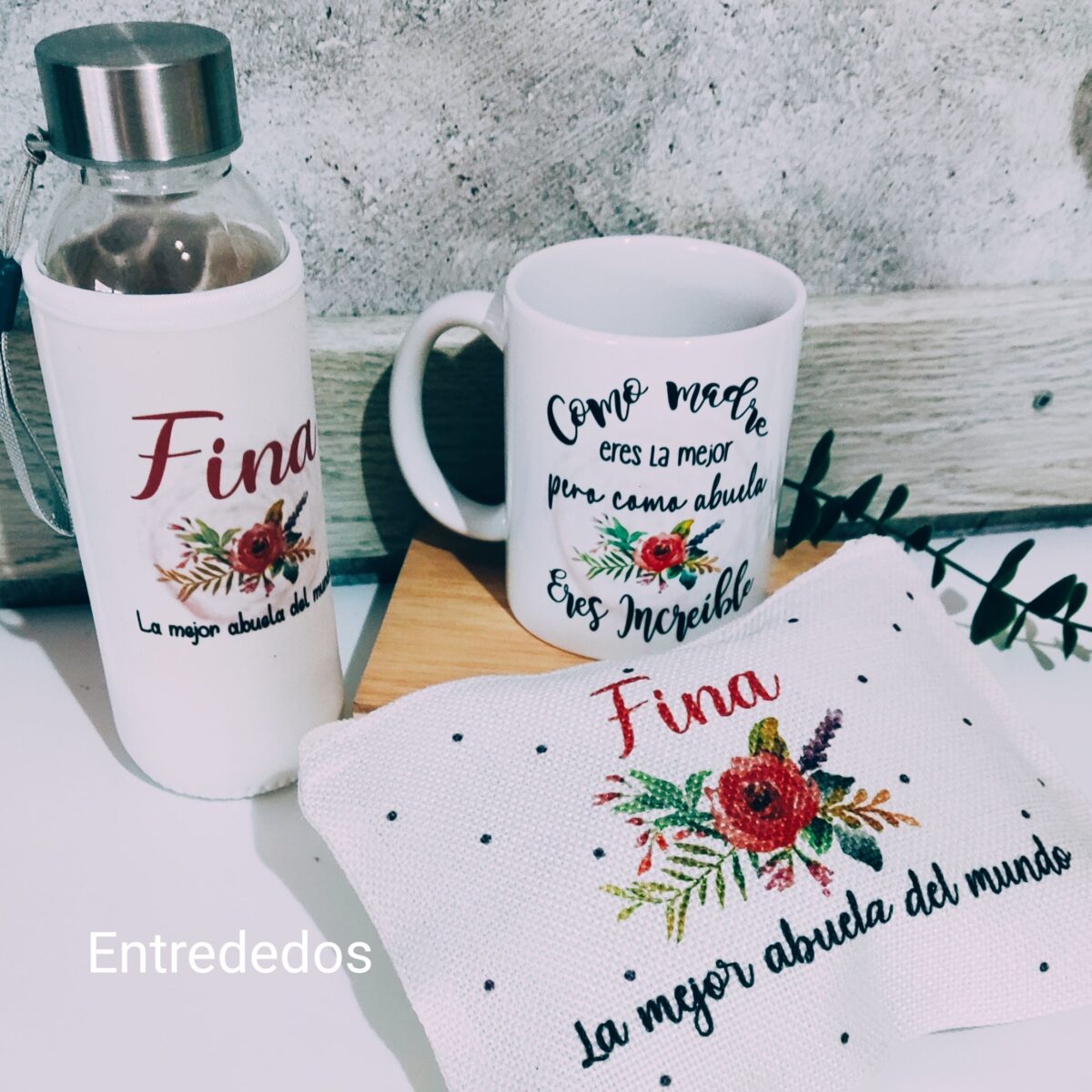 Kit regalo mujer la mejor madre o abuela del mundo - Imagen 4
