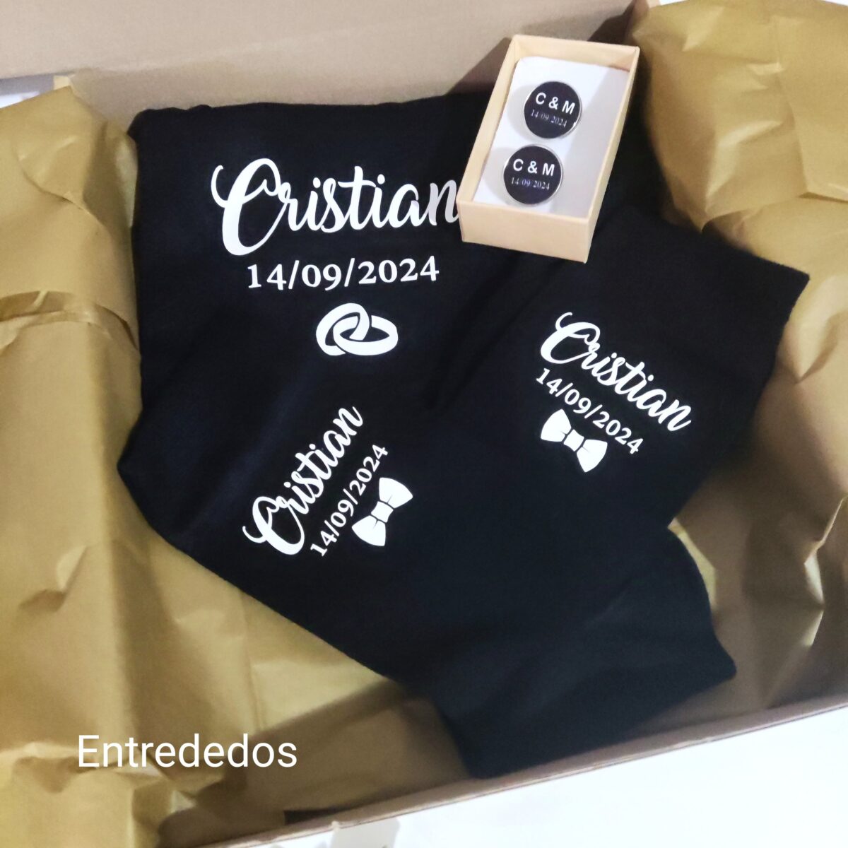 kit hombres ( Bóxer + calcetines + gemelos) - Imagen 11