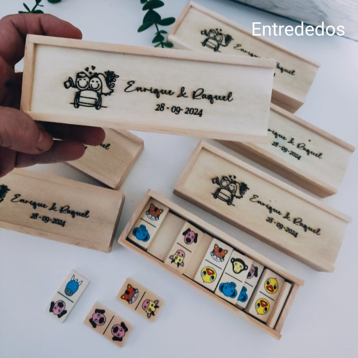 Divertido dominó personalizado ANIMALITOS - Imagen 1