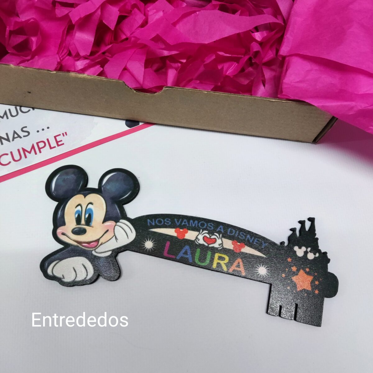 1-Llave Disney mágica personalizada - Imagen 6
