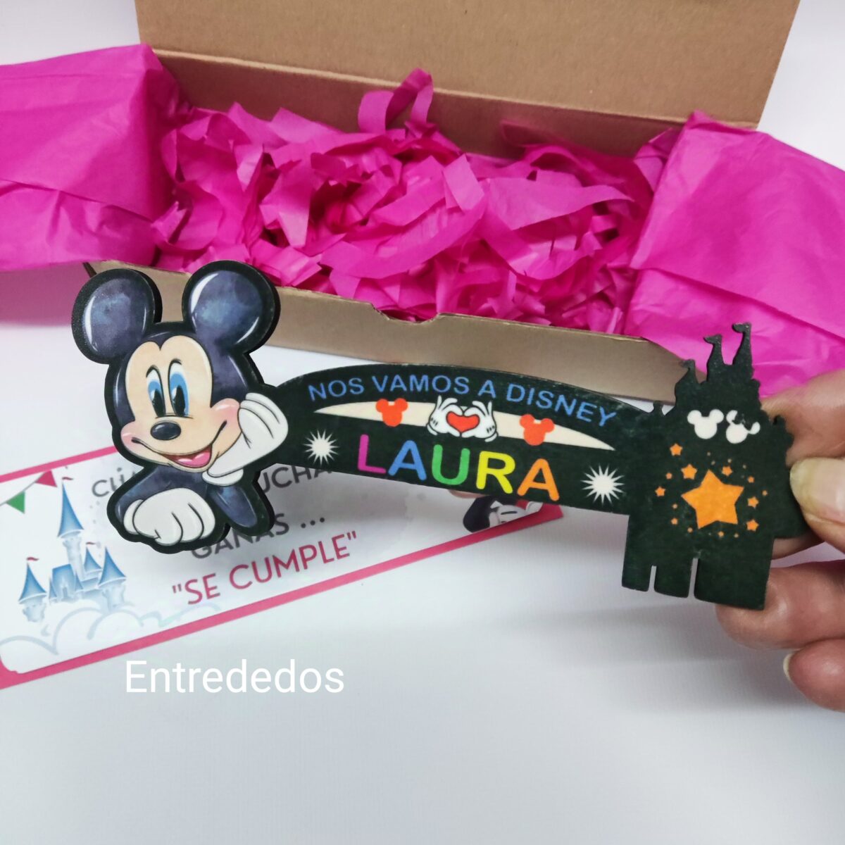1-Llave Disney mágica personalizada - Imagen 4
