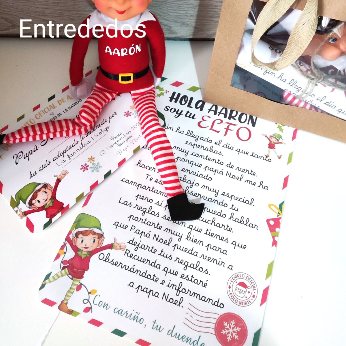 🎄 Elfo travieso personalizado - Imagen 3