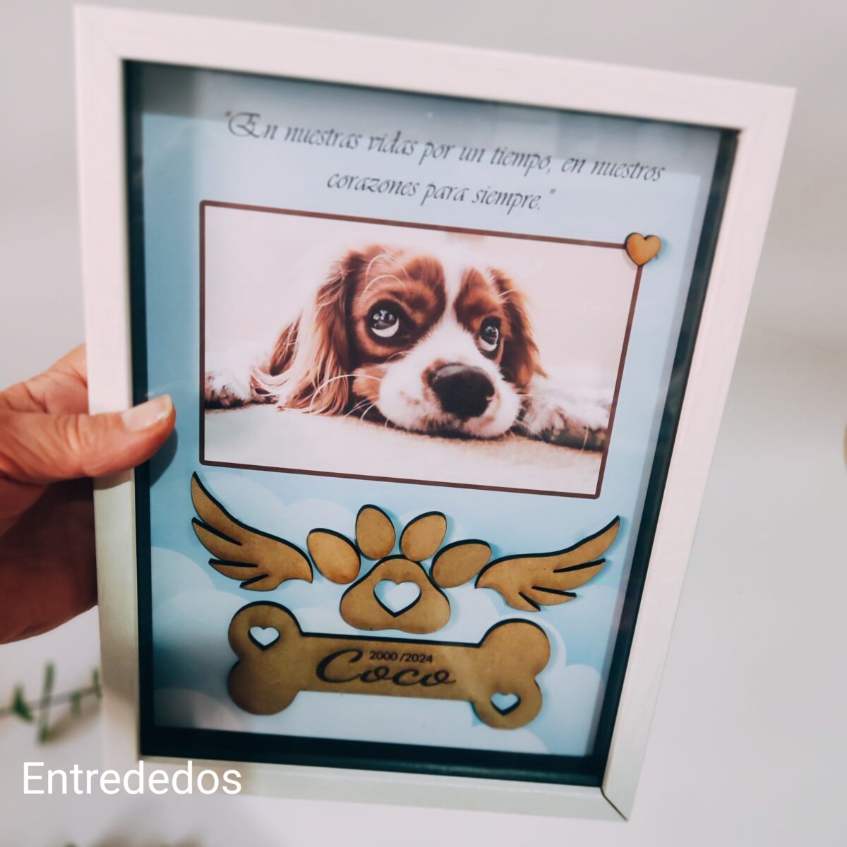Marco y Lámina recuerdo de tu mascota fallecida - Imagen 2