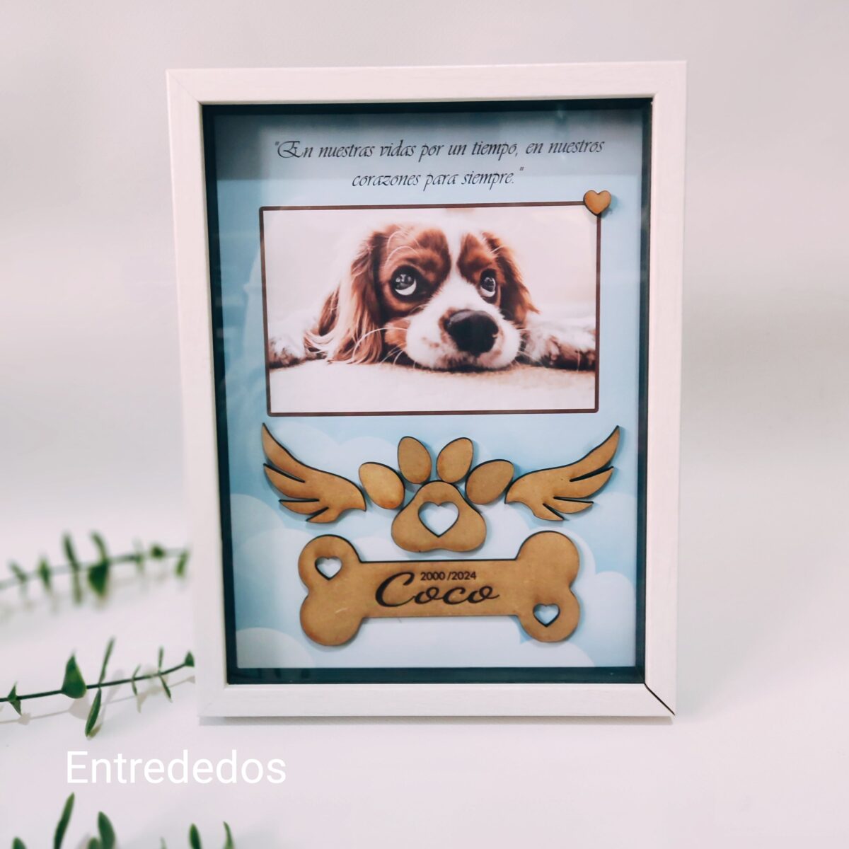 Marco y Lámina recuerdo de tu mascota fallecida - Imagen 1