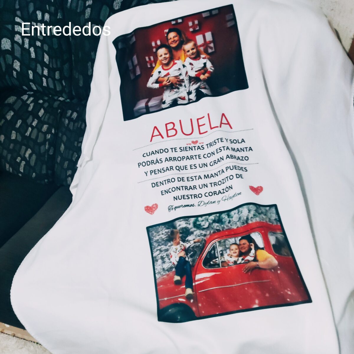 Manta polar para ABUELA - Imagen 3