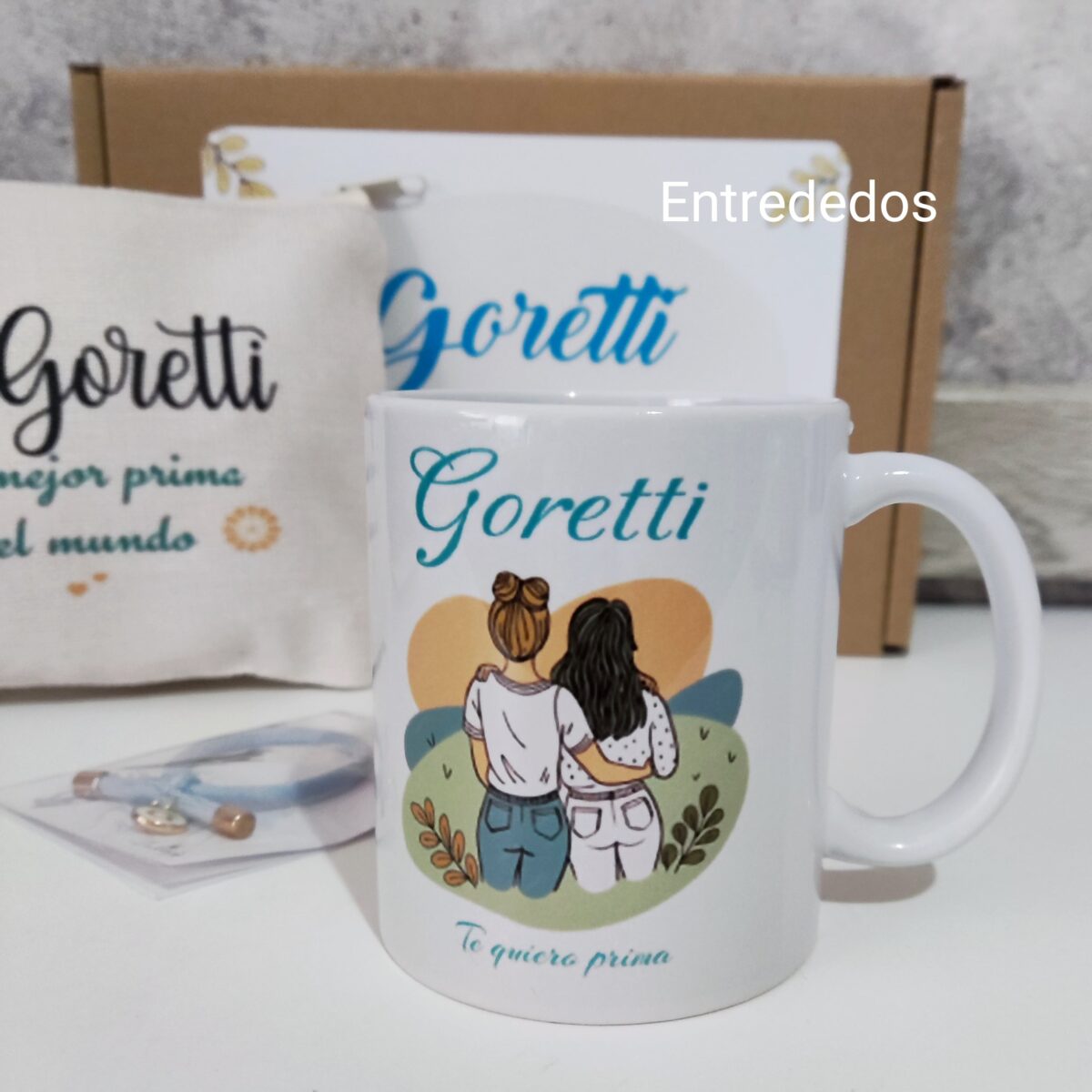 Kit regalo mujer la mejor prima - Imagen 4