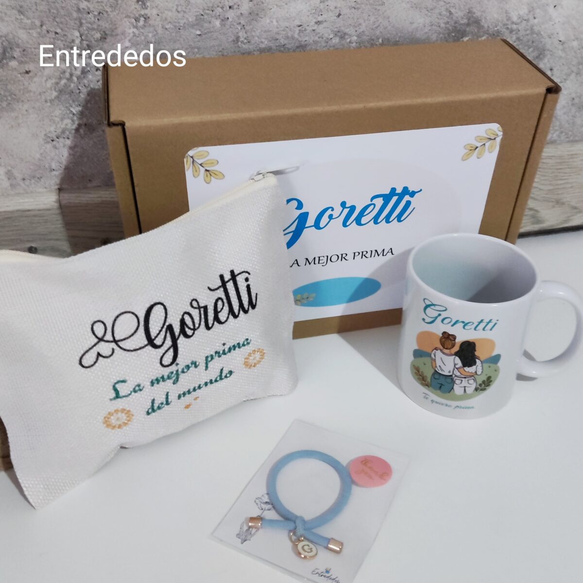 Kit regalo mujer la mejor prima - Imagen 6