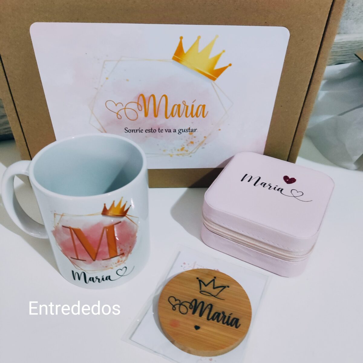 Kit regalo mujer  diseño corona - Imagen 5