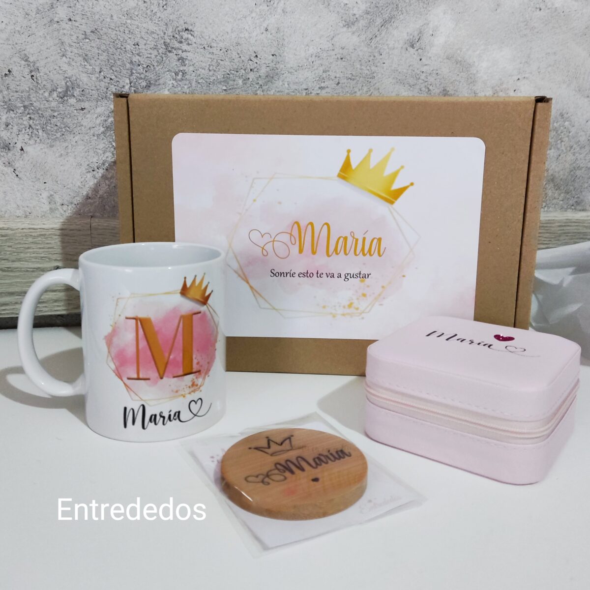 Kit regalo mujer  diseño corona - Imagen 8