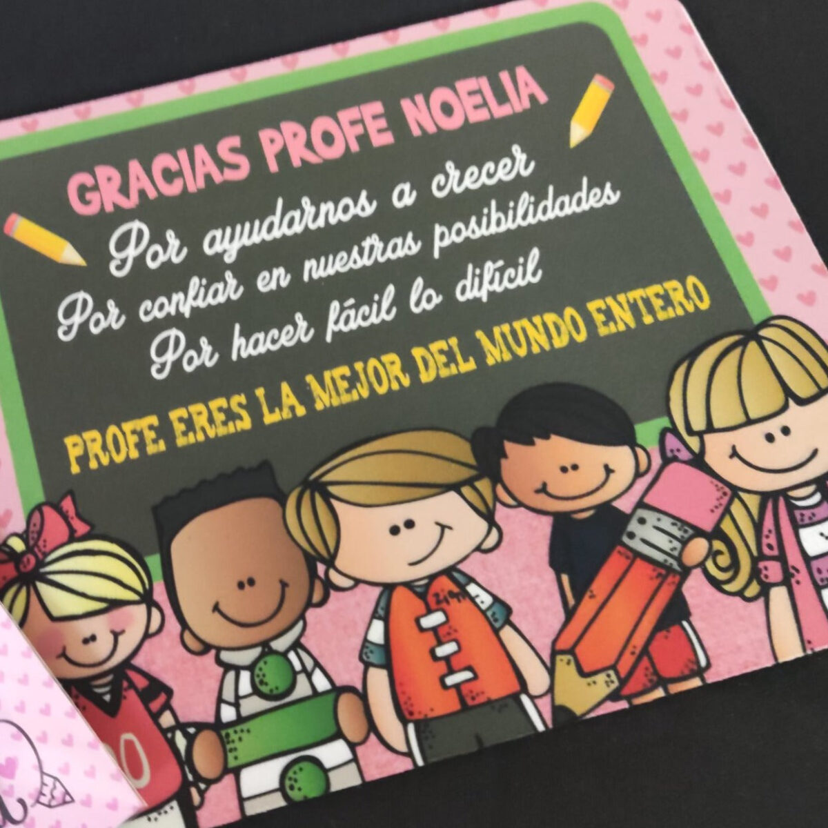 Alfombrilla raton gracias profe personalizada - Imagen 3