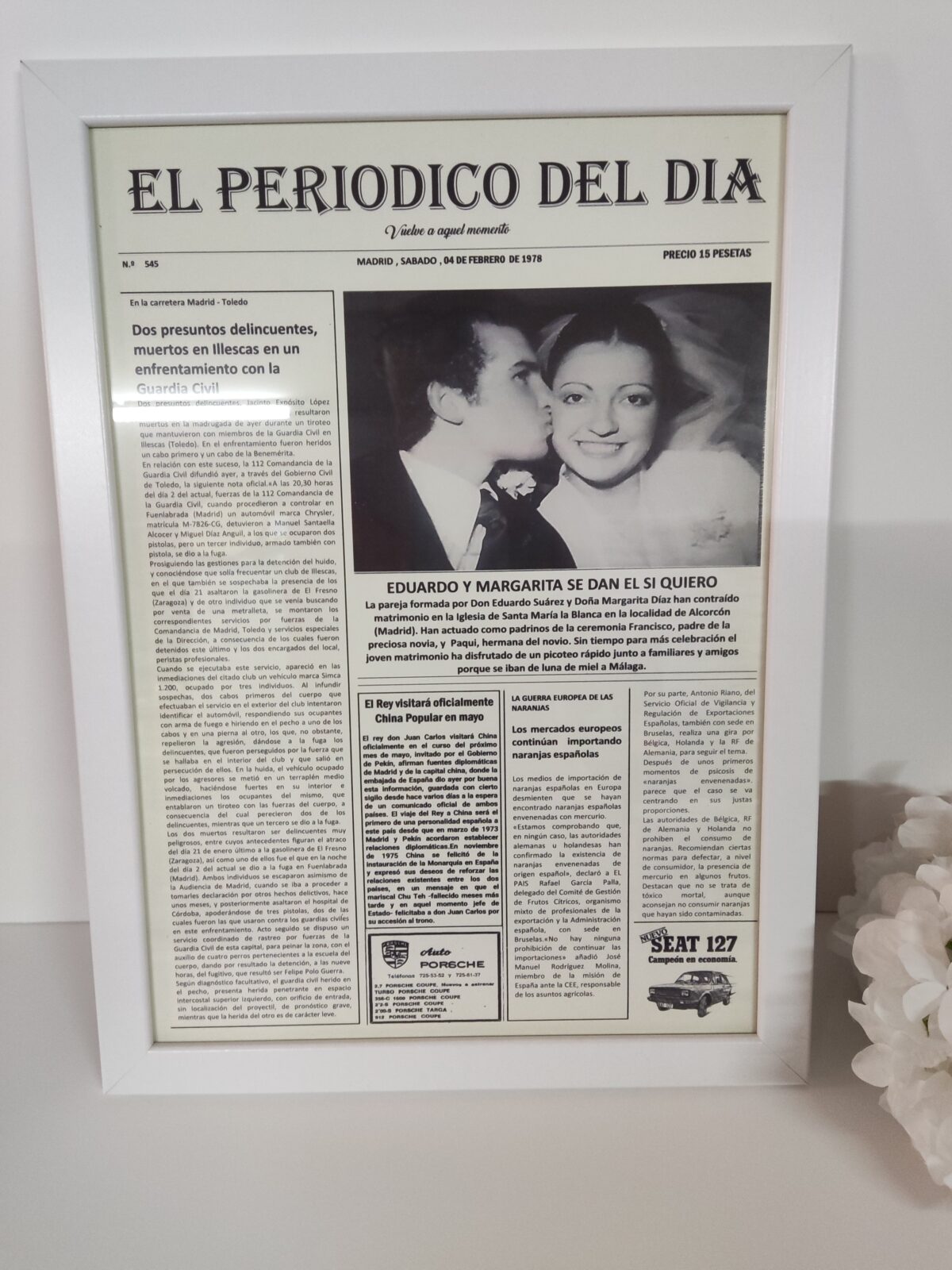 Cuadro personalizado el PERÓDICO DEL DÍA - Imagen 4