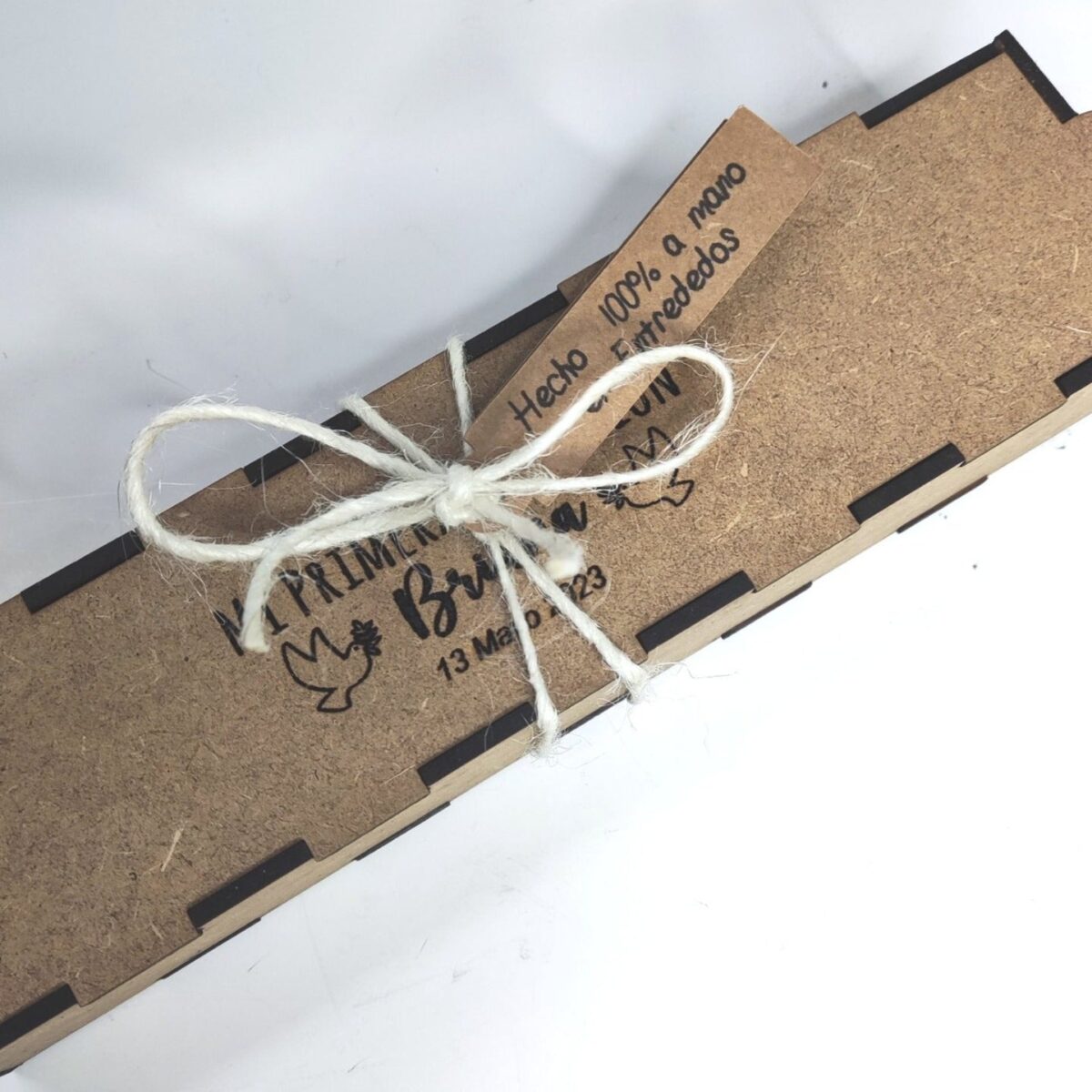 Pala para tarta personaliza + CAJA NATURAL - Imagen 15