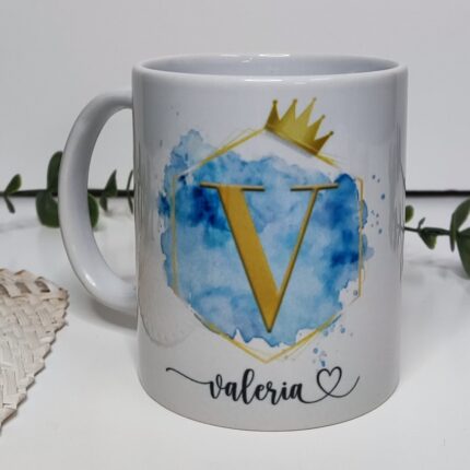 Taza coronita color azul