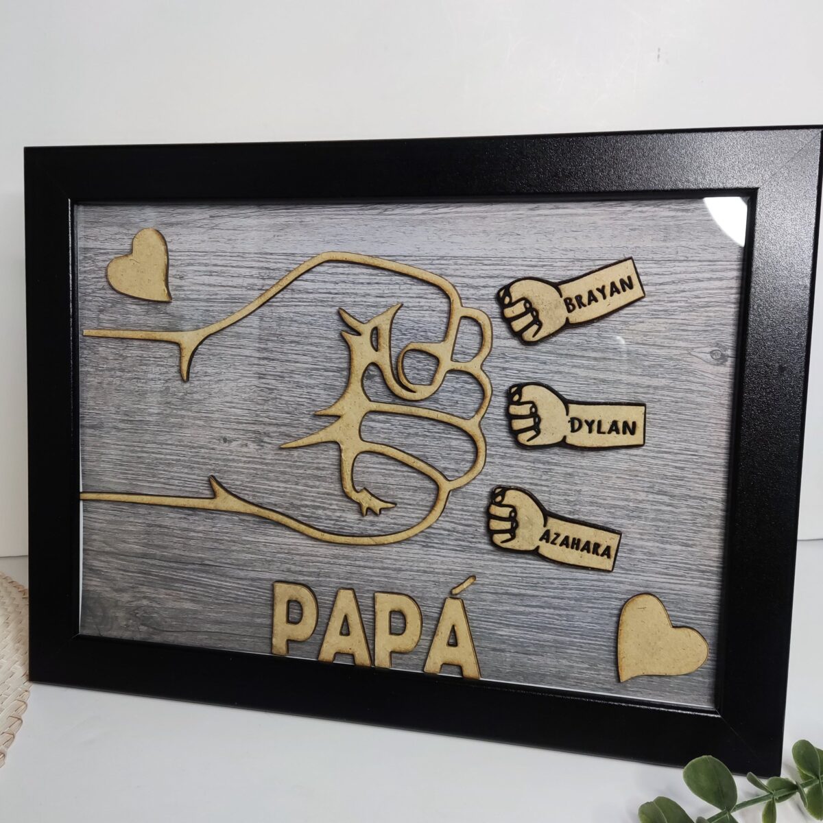 Marco golpe de puño MAMÁ O PAPÁ - Imagen 2