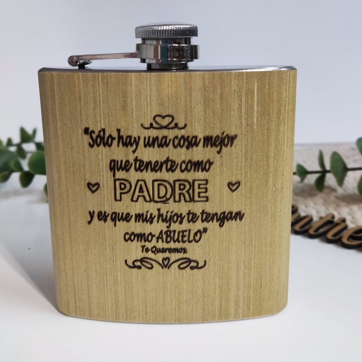 Petaca bambú personalizada - Imagen 2
