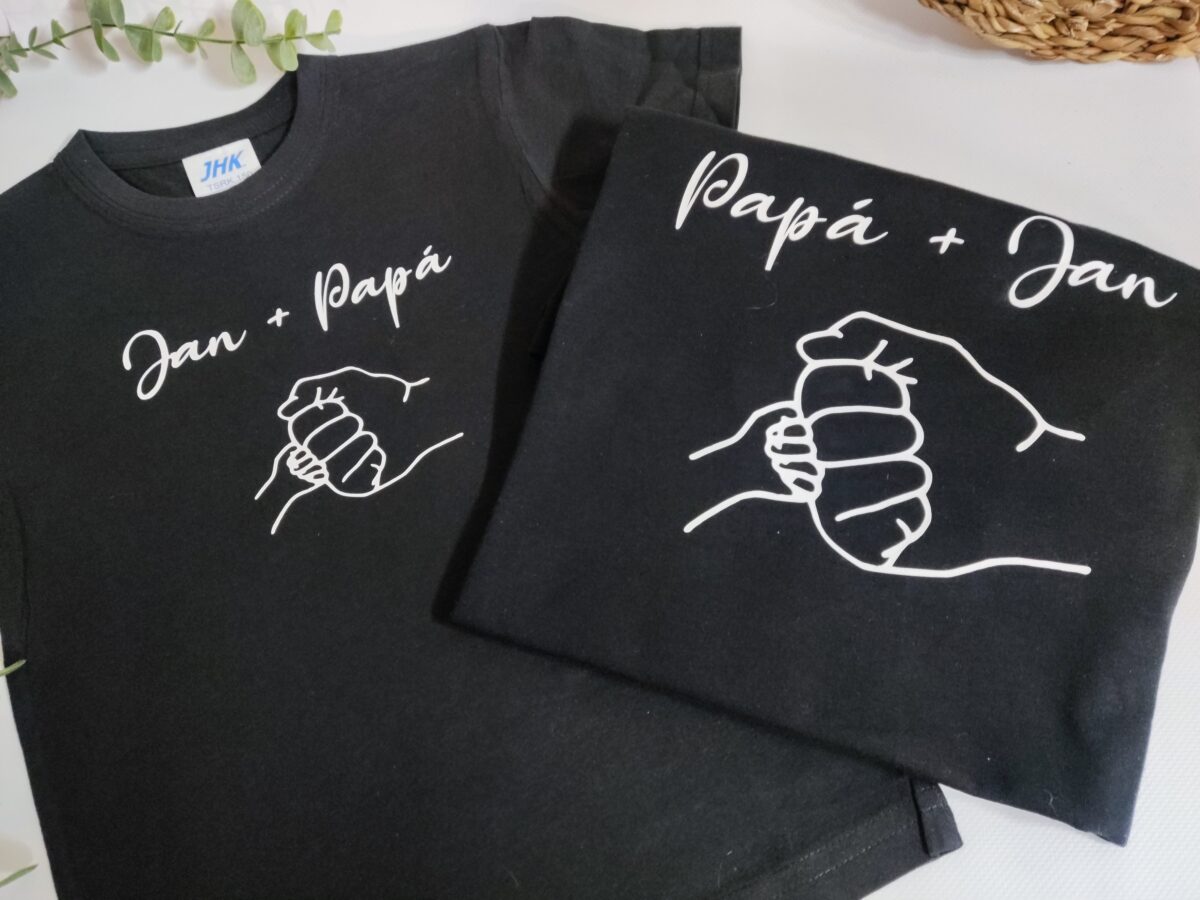 Camiseta papá diseño GOLPE DE PUÑO - Imagen 5