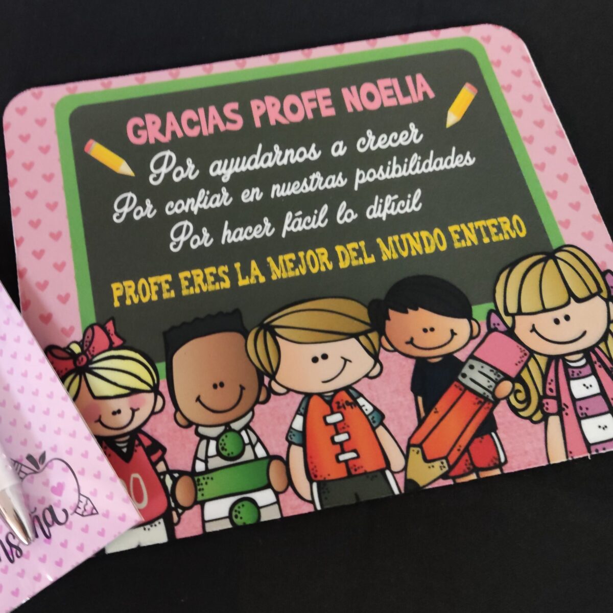 Alfombrilla raton gracias profe personalizada - Imagen 1