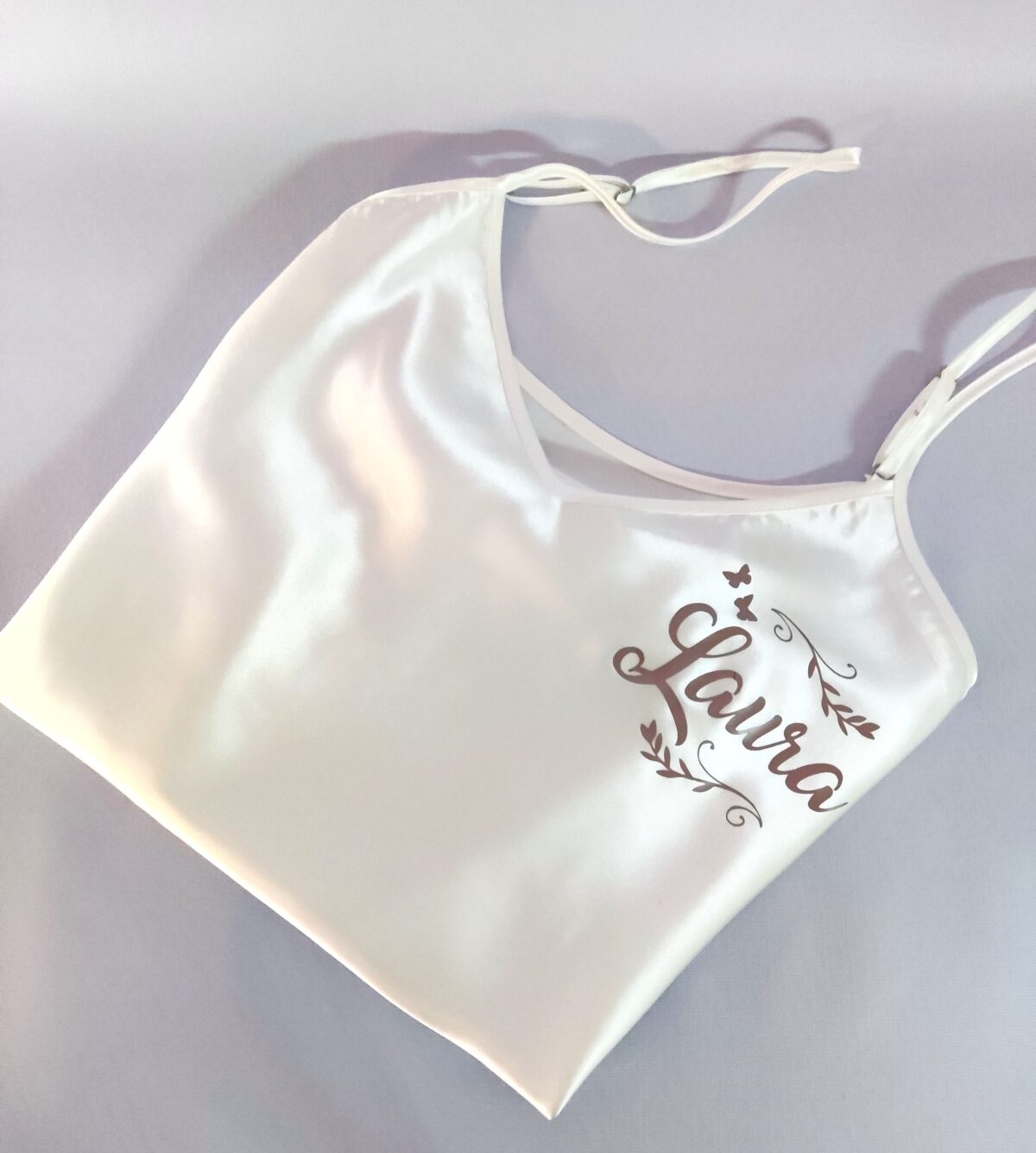 Camisón de satén para novia - Imagen 7