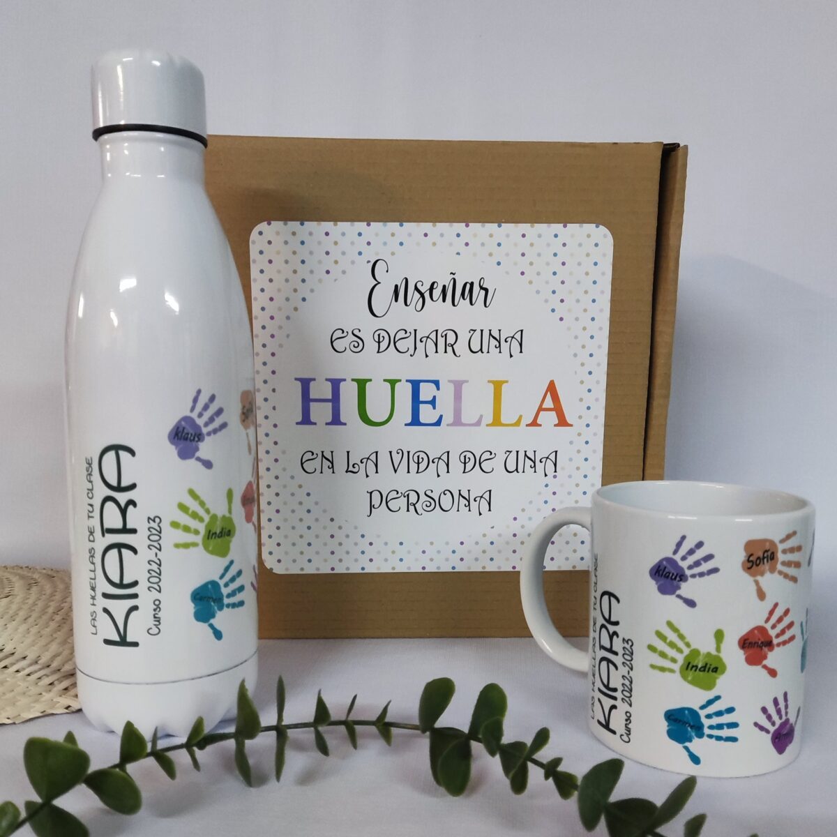 Kit regalo profesor LAS HUELLAS DE TU CLASE - Imagen 1